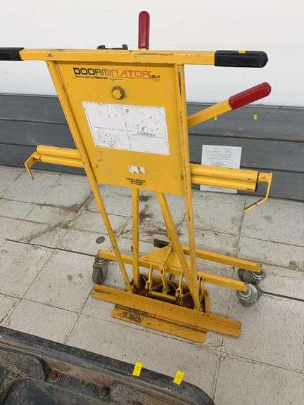 Doorminator USA made by Telpro Inc., a specialized door installation lift/hoist. image
