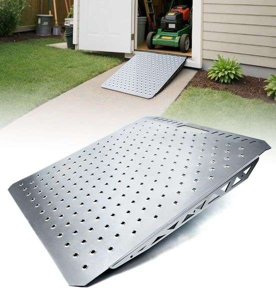 Heavy-Duty Shed Ramp for Riding Mower, Ramps for Sheds Garag image