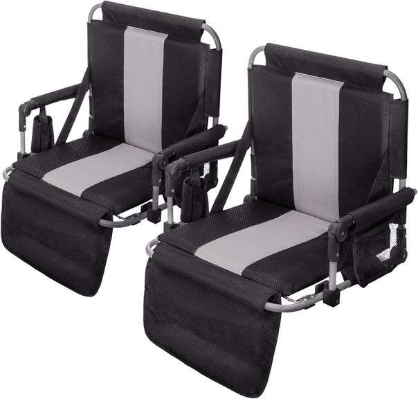 GREEN PARTY Stadium Seat for Bleachers Portable Outdoor Floo image