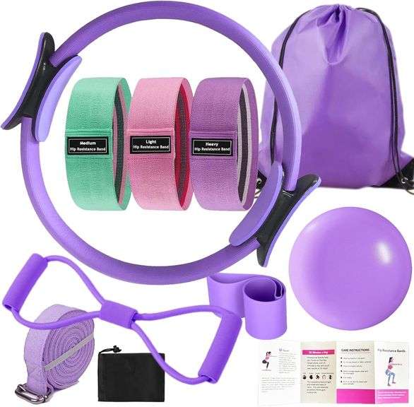 Pilates Essentials Kit for Women - Better Yoga Pilates Kit f image