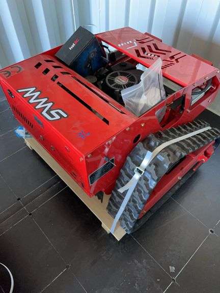 MMS gas powered 7.5 hp remote control lawnmower image