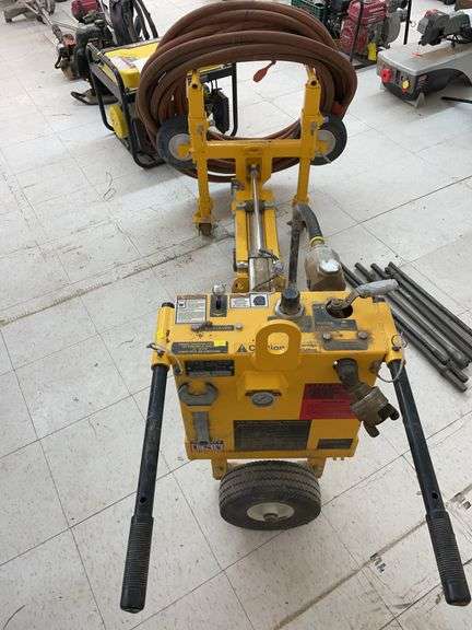Hydraulic horizontal, EZ drill concrete drill with bits and hoses image