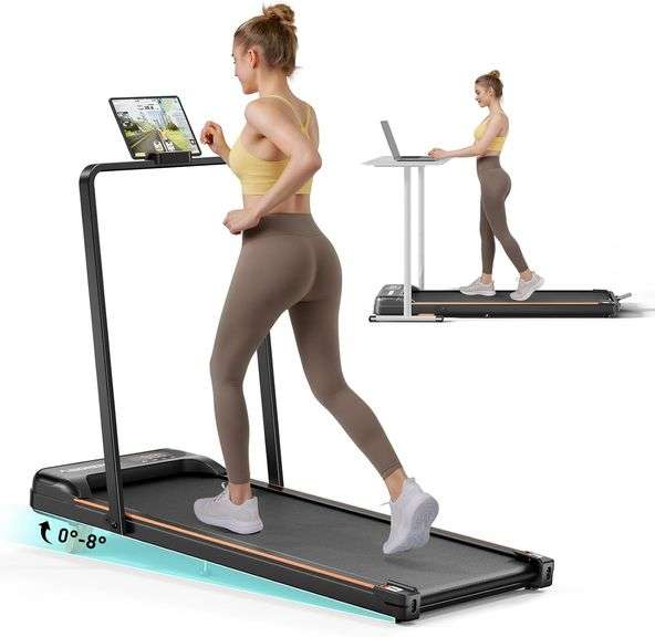 $130 Walking Pad, 2.5 HP Under Desk Treadmill, 2 in 1 Walkin image