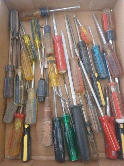 Box of screwdrivers image