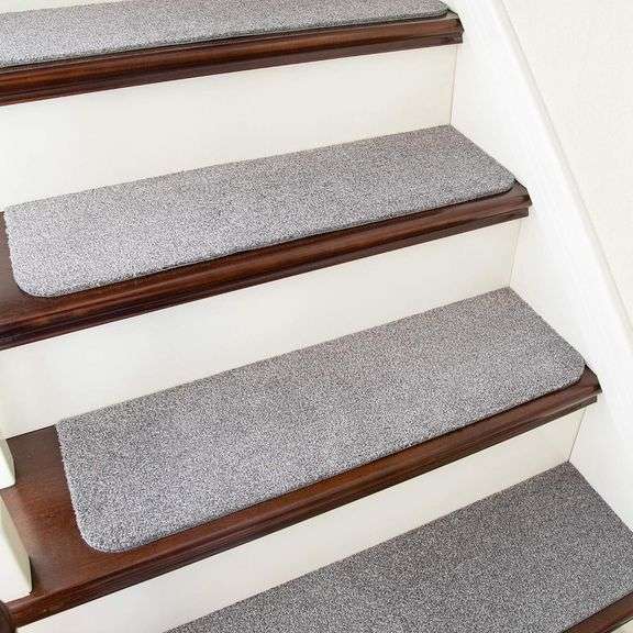 COSY HOMEER Stair Treads Non-Slip 15pcs Carpet Mat 28inX9in image