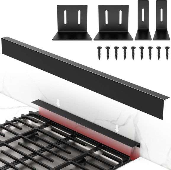 30" Stove Gap Filler, Kitchen Stove Gap Covers, Slide-in Ran image