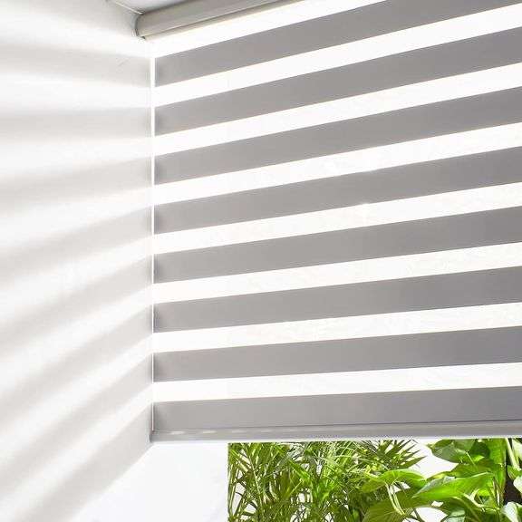 Persilux Cordless Zebra Blinds for Windows (31" W X 64" H, G image