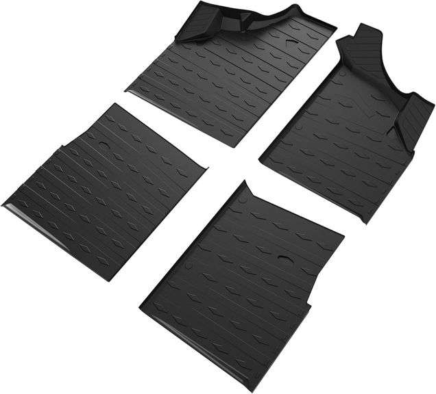 $146 TPE Floor Mats for Can Am Defender Max, Front Rear Anti image