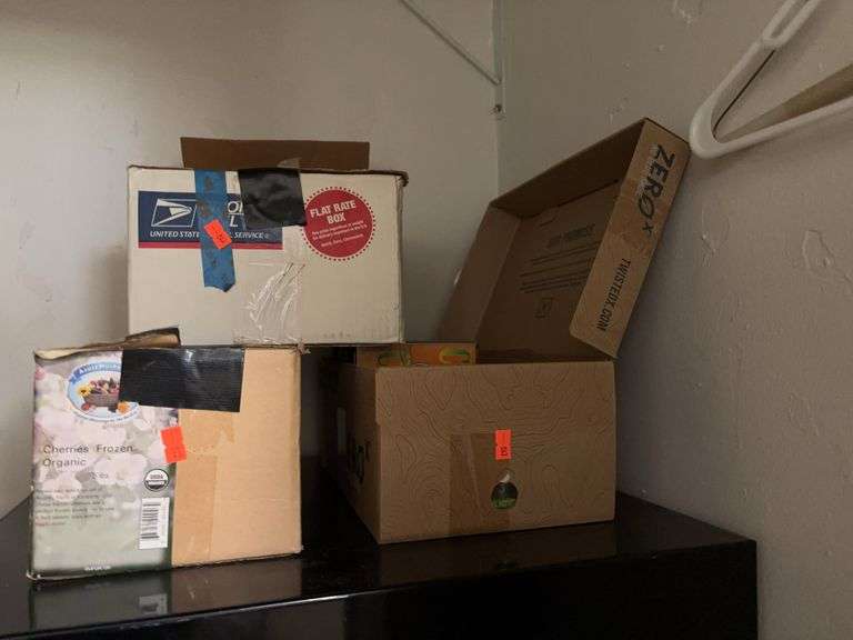 Boxes of CD’s and Tapes image