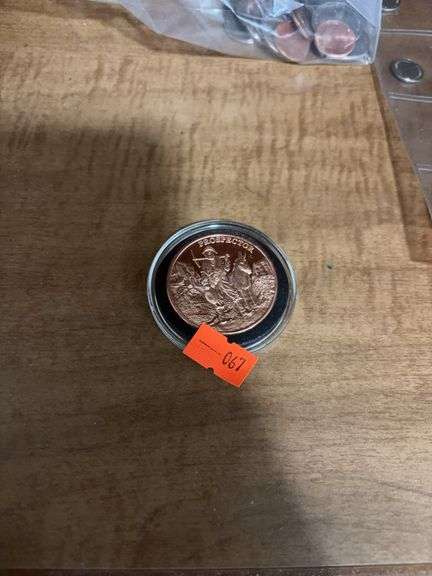 Copper coin .999 image