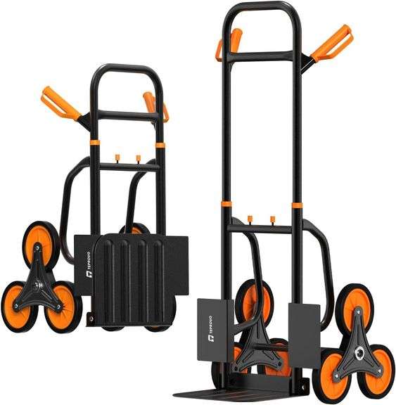 Stair Climbing Hand Truck 440lb Heavy Duty Dolly Cart for St image