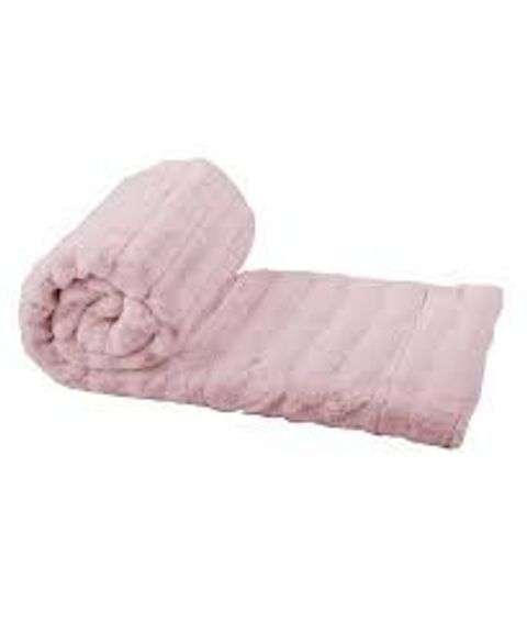 Home Soft Things Super Soft Decorative Throw Blanket - Rose image