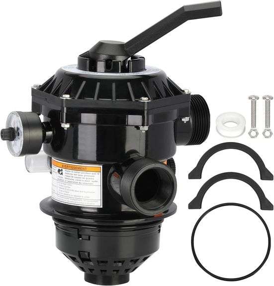 262506 1-1/2-Inch 6-Way Clamp Style Valve Compatible with pe image