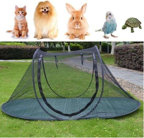Pet Camping Tent Playpens Cage for Dogs Cats - Birds Parrots image