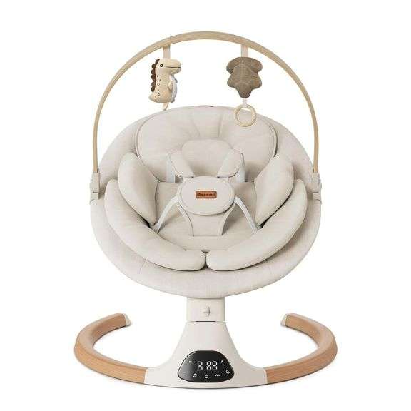 $150 Baby Swings for Infants, Monamii Baby Swing, Infant Swi image