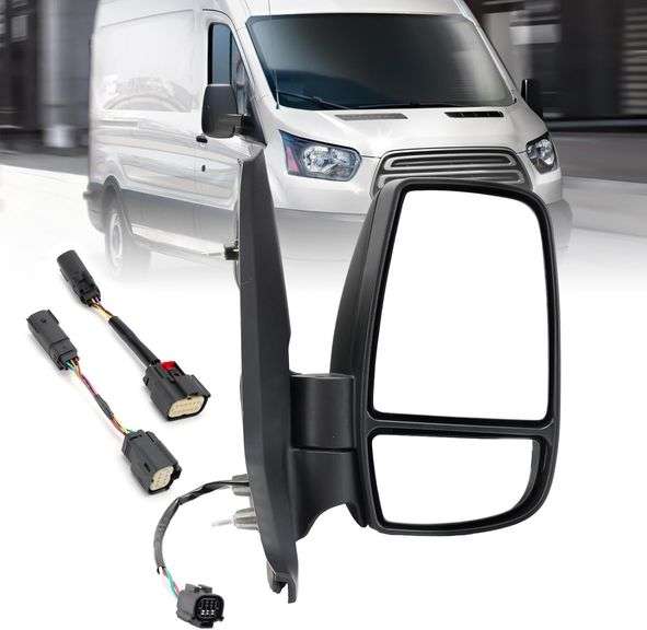 Passenger Side Mirror,Mirror Compatible with 2015-2025 Ford image