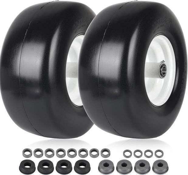 AR-PRO (2-Pack) 13x6.50-6 Flat Free Tire and Wheel - Univers image