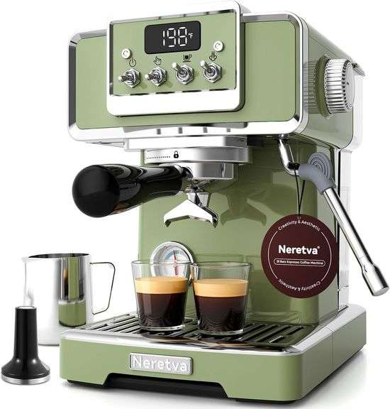 $184 Neretva Espresso Coffee Machine, Professional Espresso image
