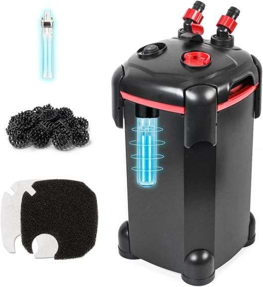 265GPH Canister Filter, 3-Stage External Aquarium Filter Ult image