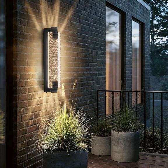 $160 camuucci Dusk to Dawn Outdoor Light, 23.6 Inches LED Po image