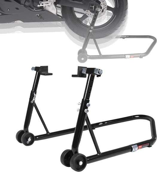Donext Motorcycle Stand 850LB Adjustable Sport Bike Rear Whe image