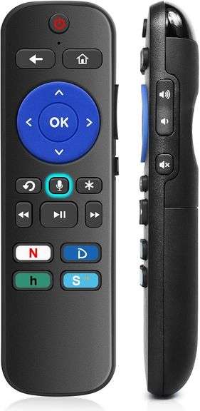 Voice Remote Control TV for Roku Stick Remote Replacement, R image