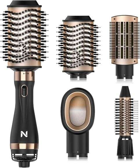 Hair Dryer Brush Blow Dryer Brush in One Hot Air Brush for D image