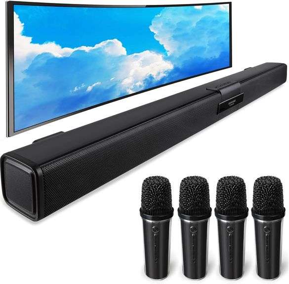 TV Soundbar Speaker with Bluetooth/AUX/USB/TF/Coaxial, Sound image