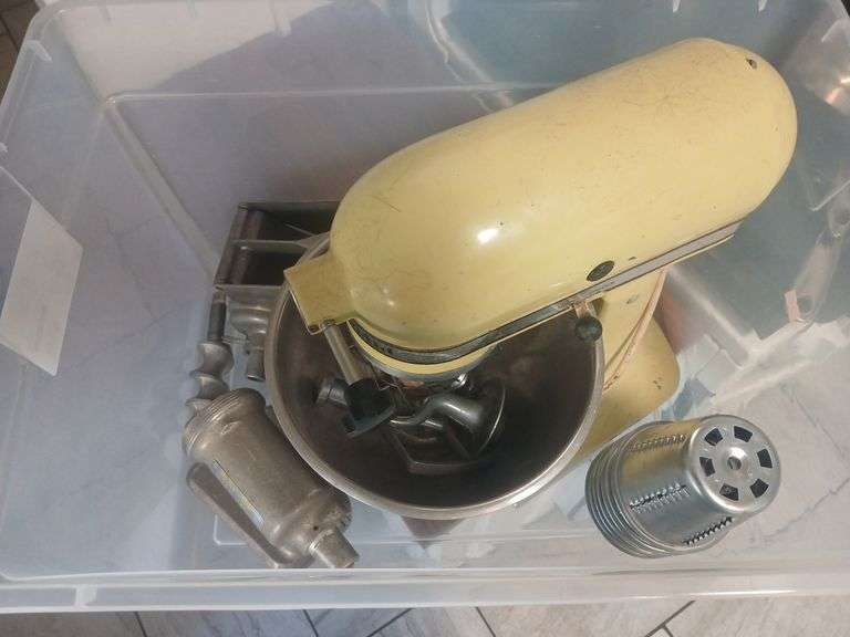 Kitchen aid metal blender with metal grinder with parts image