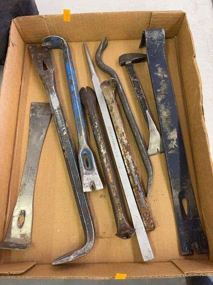 Box of Small pry bars image