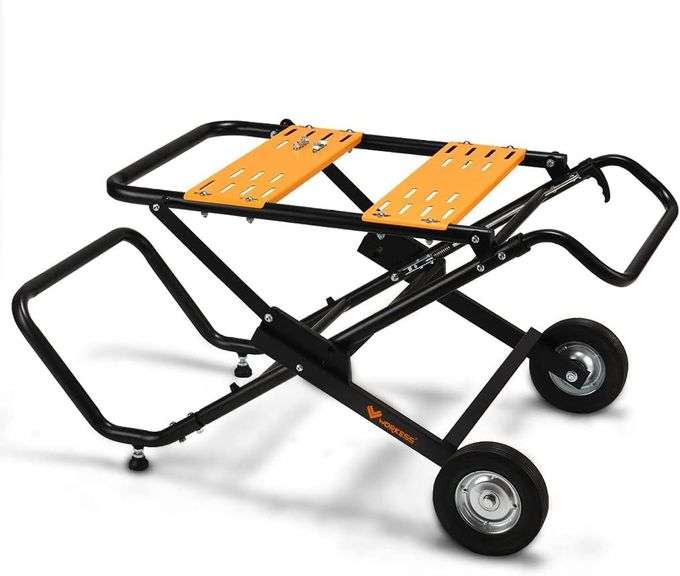 $150 Portable Table Saw Stand, 330 Lbs Load Capacity Rolling image