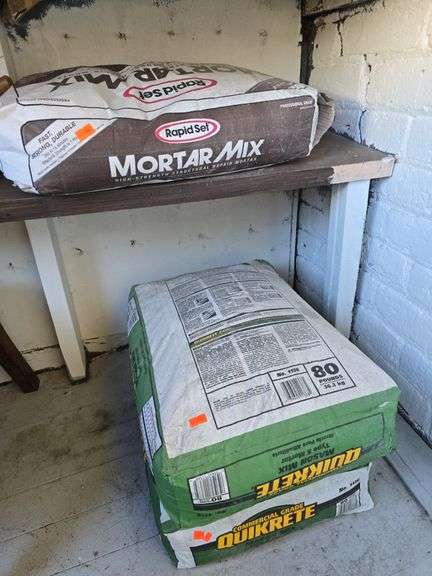 2 Bags Quikrete, 1 Bag Mortar Mix image