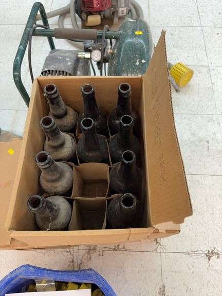 1 boxes glass brown bottles image