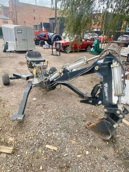 Jansen MB 300 portable gas powered backhoe. image