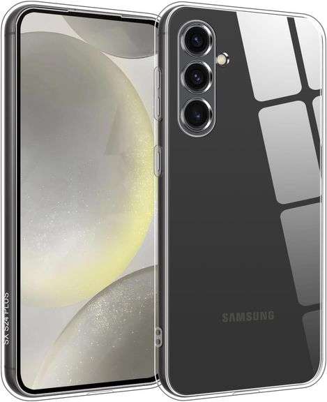 TENOC Phone Case for Samsung Galaxy S24+ Plus, Clear Case Sh image