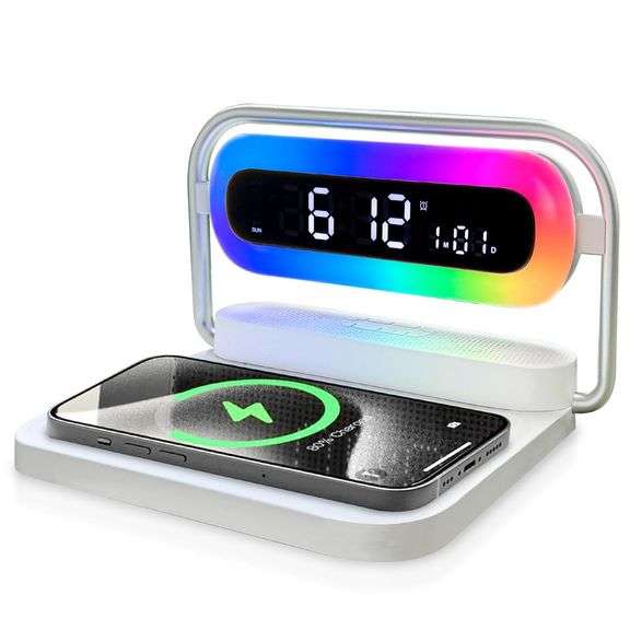 Irosiy 4-in-1 Wireless Charger Speaker image