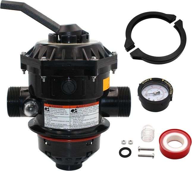 262506 1-1/2-Inch 6-Way Clamp Style Valve,Compatible with Po image