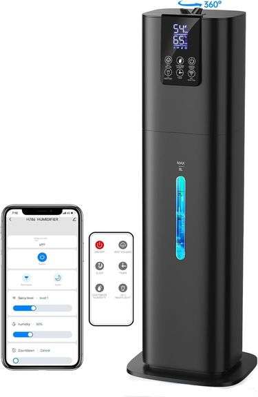 8L Smart Humidifiers for Bedroom Large Room, 2.1Gal Cool Mis image
