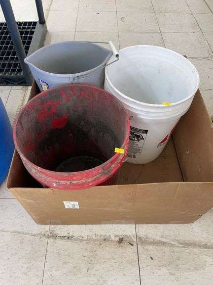 Box of three buckets image