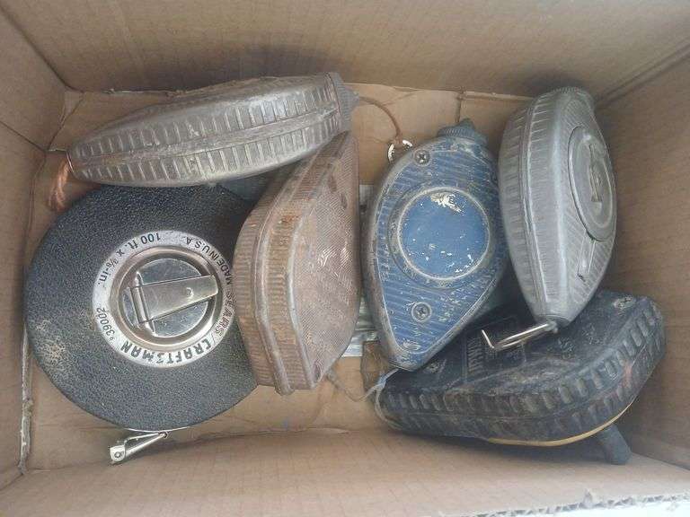 Box of chalk lines. image