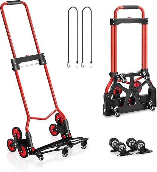 Stair Climbing Cart, 280 lbs Capacity Stair Climber Hand Tru image