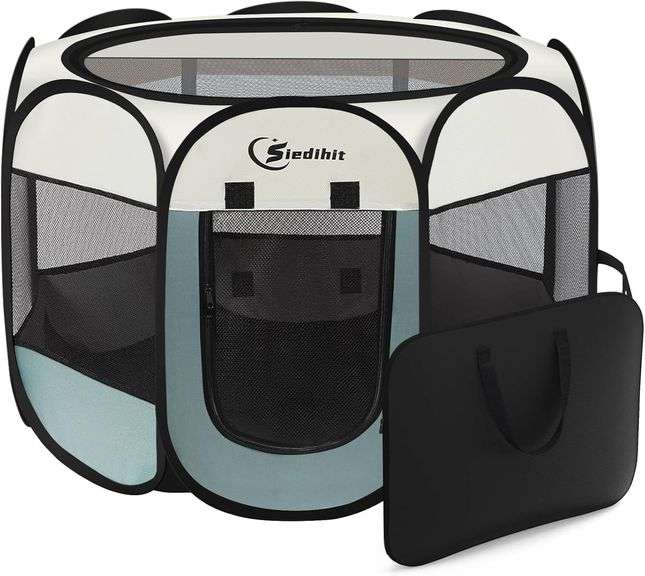 Dog Cat Playpen, Puppy Pet Playpen Indoor for Small Dogs Ten image