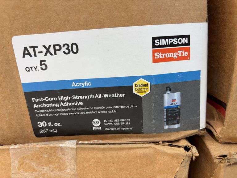 2 boxes Fast cure high strength all weather anchoring adhesive image