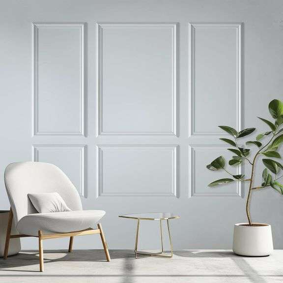 Yuzzy Peel and Stick Wall Molding Kit 6-Frame Premade, Luxe image