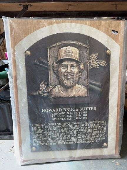 Canvas Plaque of Howard Bruce Sutter image