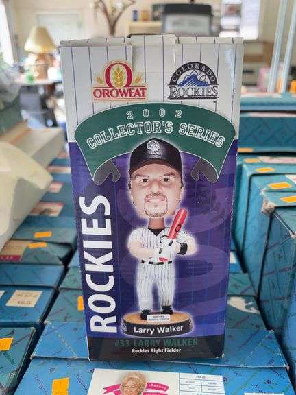 Colorado Rockies Collector’s Series 2002 bobble head #33 Larry Walker image