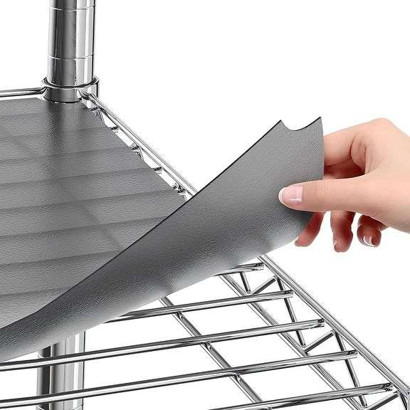 Shelf Liners for Wire Shelf System: Set of 5 in Graphite: 14 image