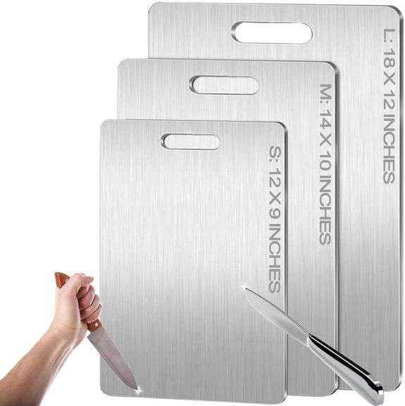 Titanium Cutting Board, 100% Pure Titanium Cutting Boards fo image