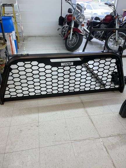 Westin headache rack for pick up with brackets image