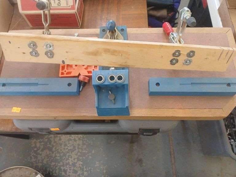 Clamp stand with raiser blocks image